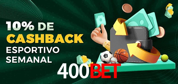 10% de bônus de cashback na 400bet